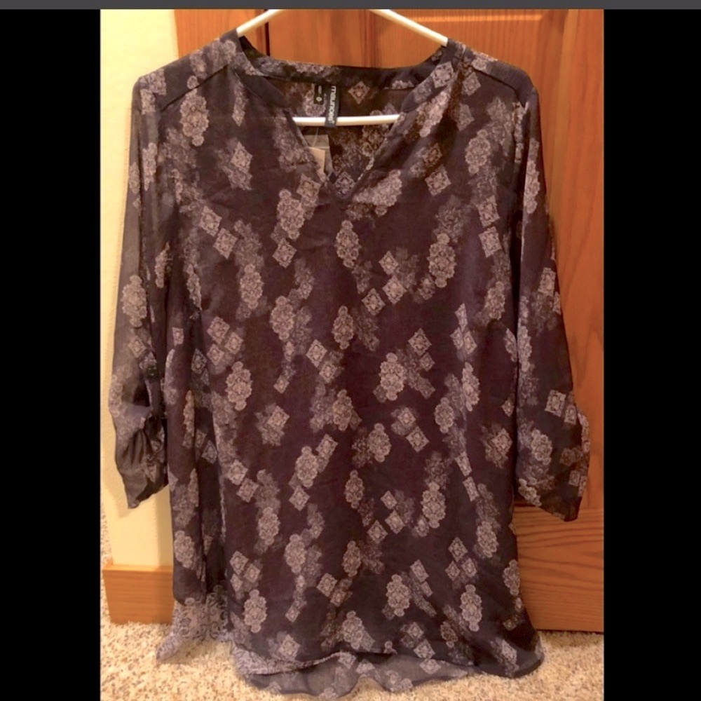 Maurices flowy two-layered tunic